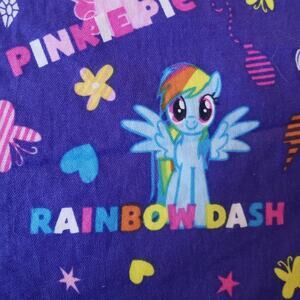 My Little Pony Fabric 1 Yard x 44 Mane Six Purple Cotton Hasbro
